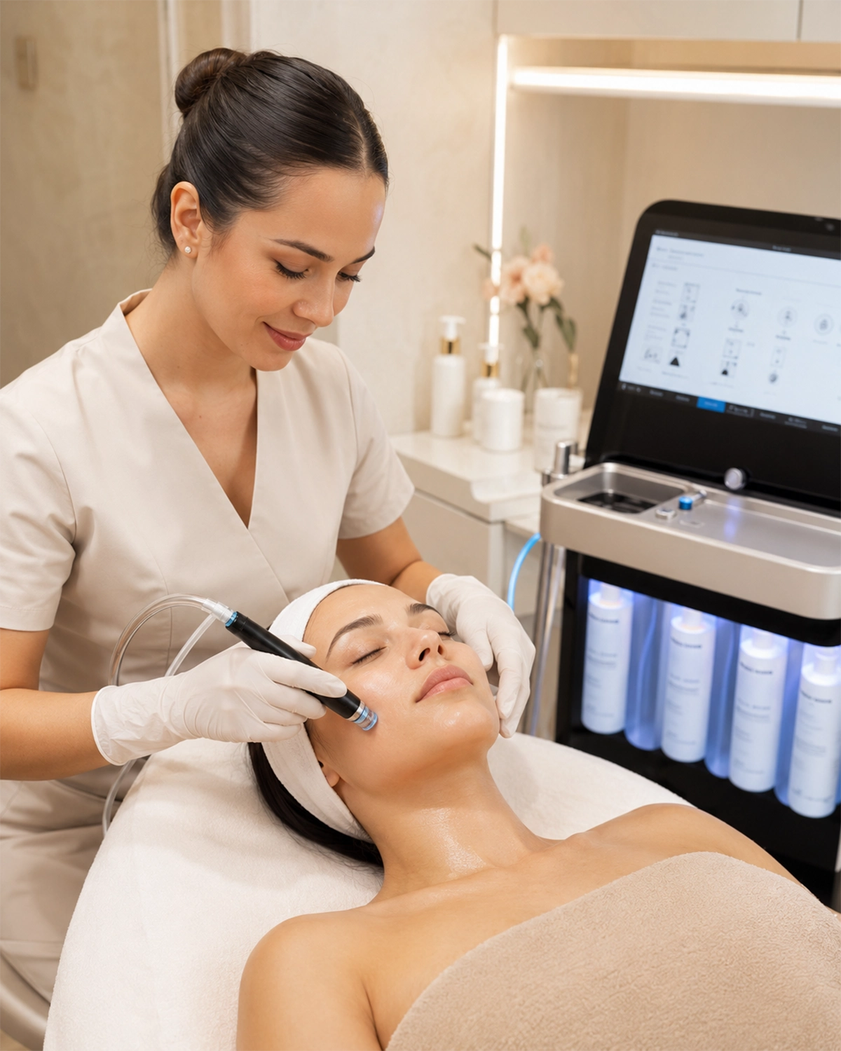 Hydrofacial tretman lica u salonu Elena Beauty
